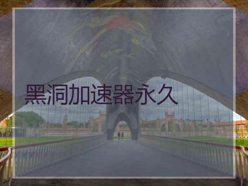 黑洞加速器永久