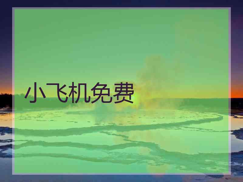 小飞机免费
