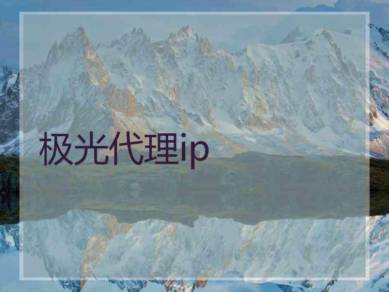 极光代理ip