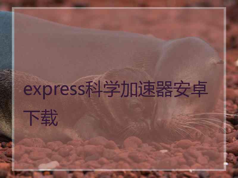 express科学加速器安卓下载