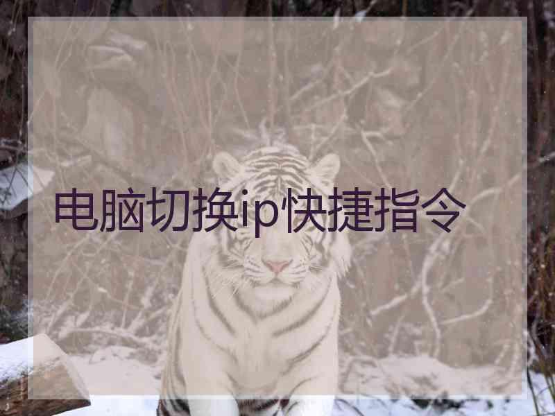 电脑切换ip快捷指令