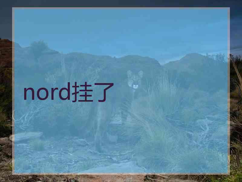 nord挂了