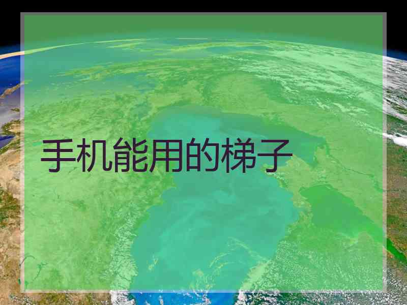 手机能用的梯子