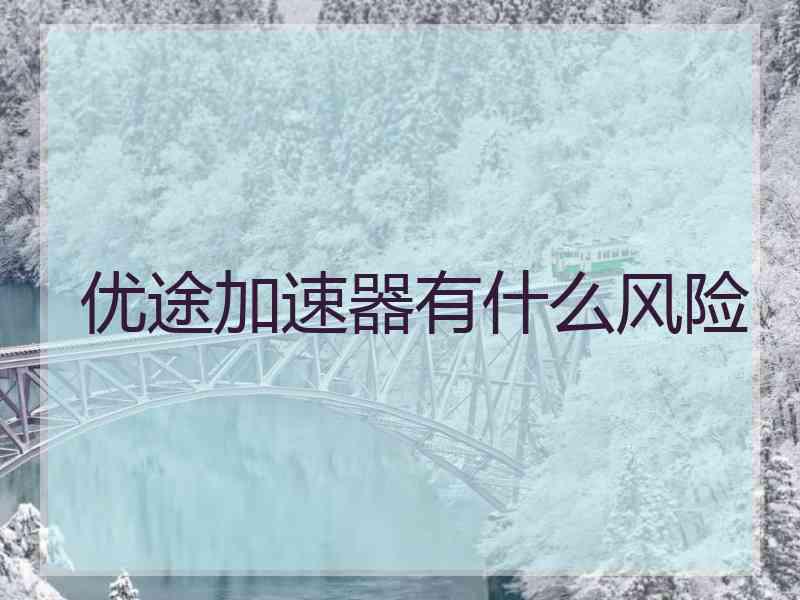 优途加速器有什么风险