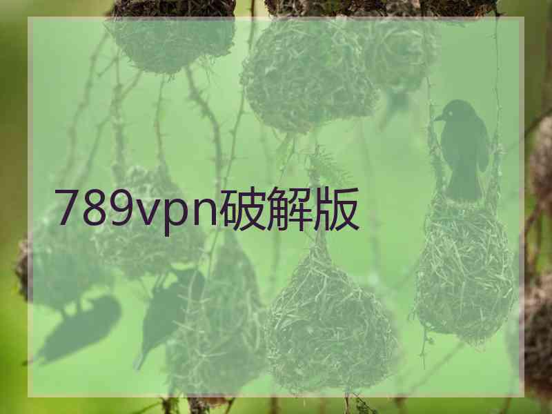 789vpn破解版