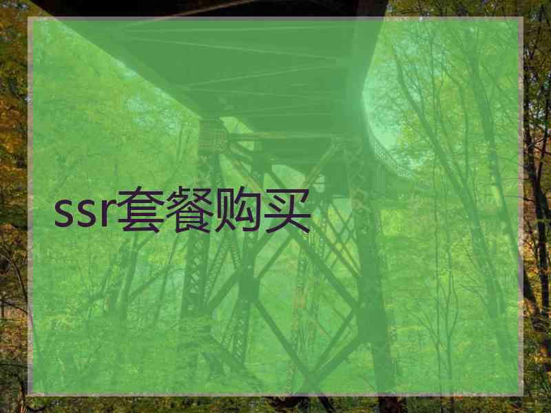 ssr套餐购买