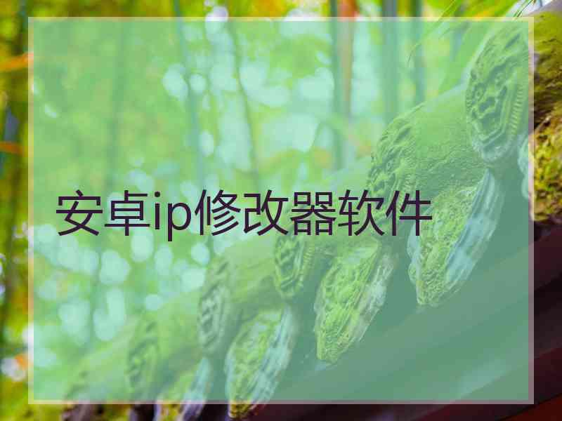 安卓ip修改器软件