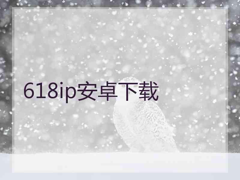 618ip安卓下载