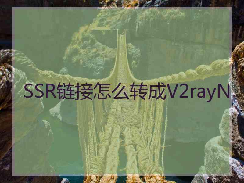 SSR链接怎么转成V2rayN