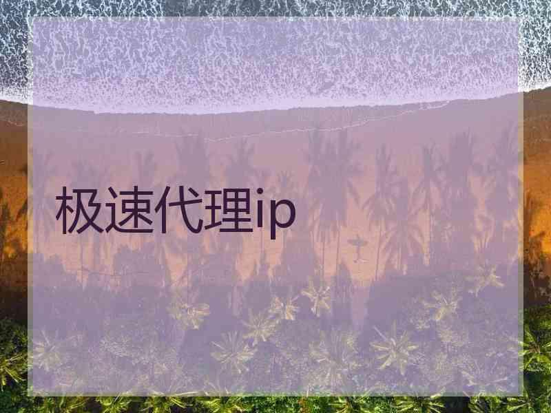 极速代理ip