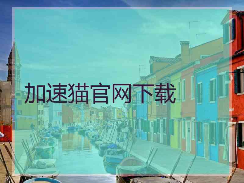 加速猫官网下载