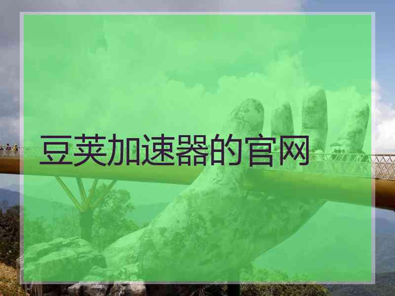 豆荚加速器的官网