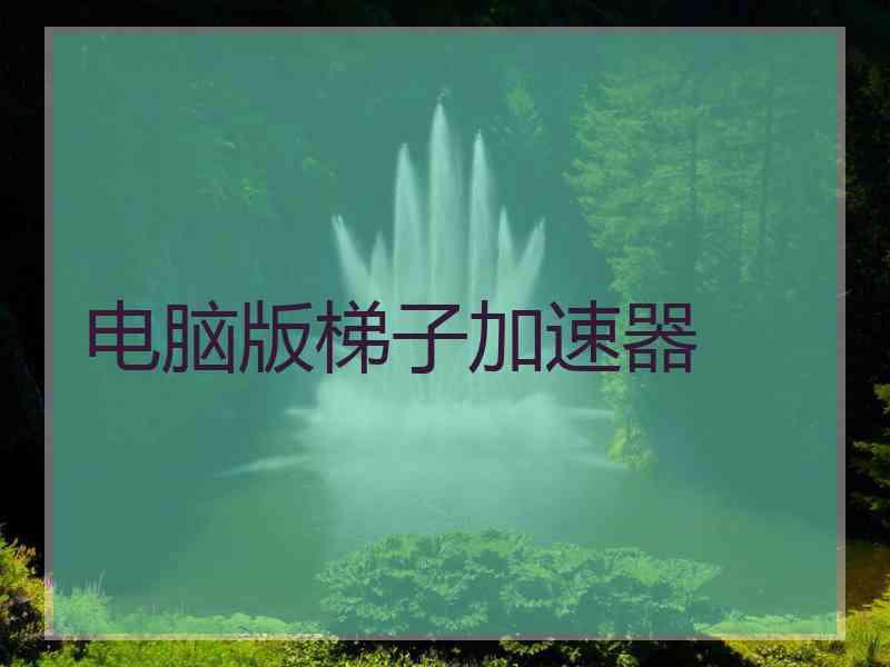 电脑版梯子加速器