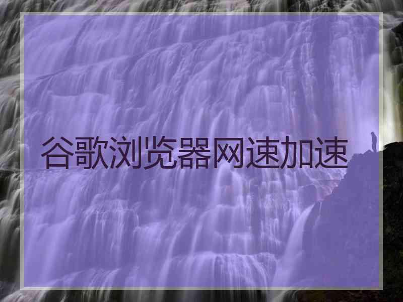 谷歌浏览器网速加速
