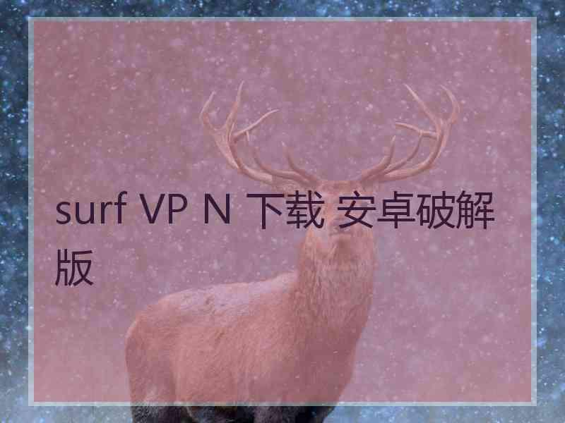 surf VP N 下载 安卓破解版