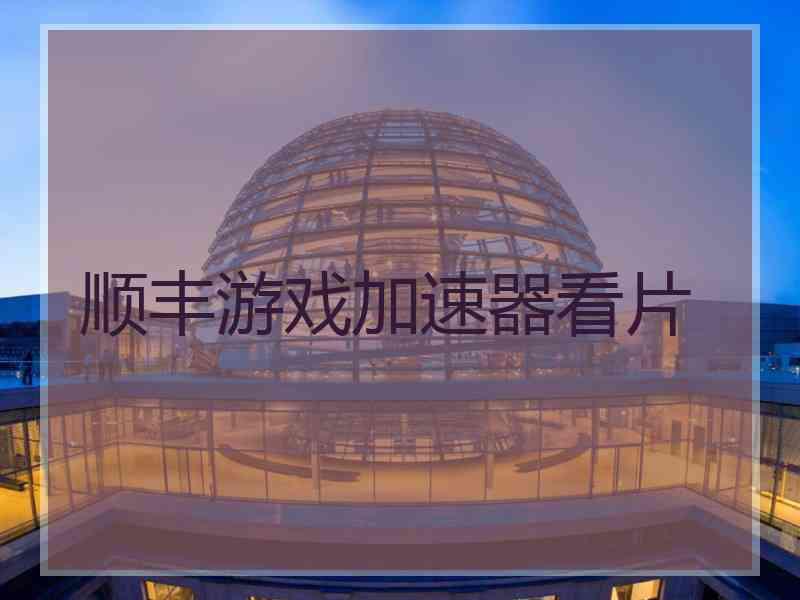 顺丰游戏加速器看片