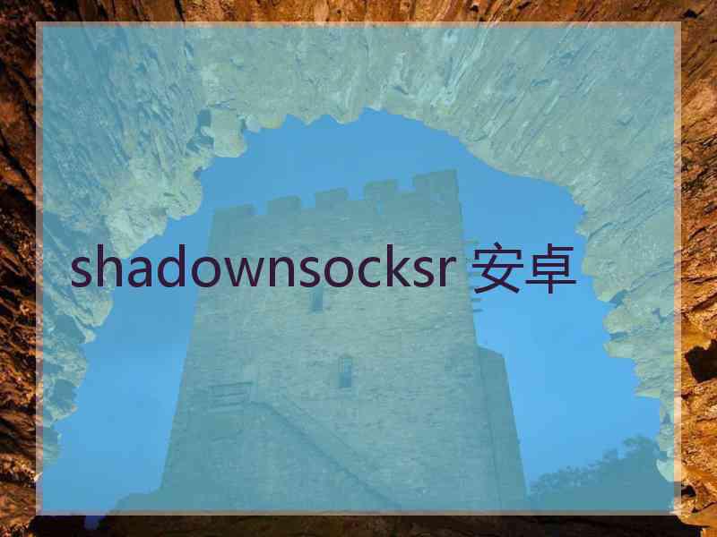 shadownsocksr 安卓
