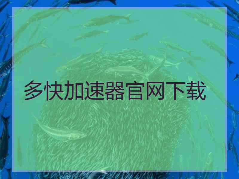 多快加速器官网下载