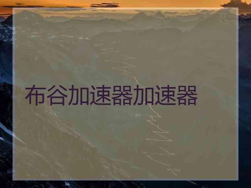 布谷加速器加速器