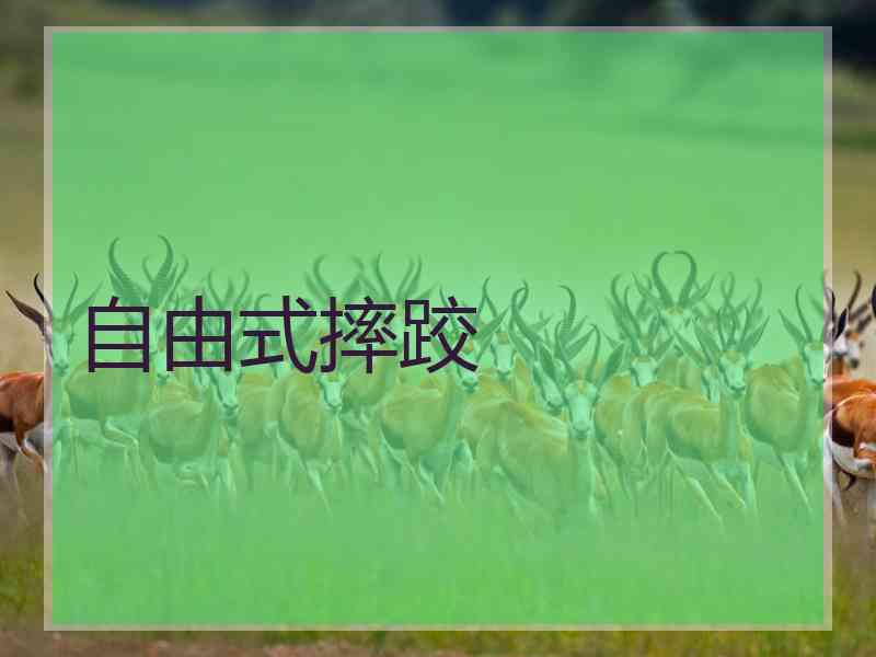 自由式摔跤