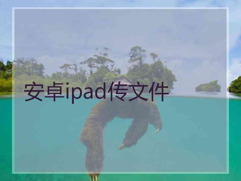 安卓ipad传文件