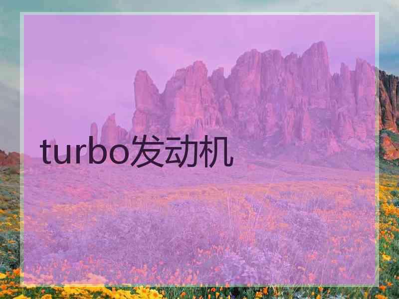 turbo发动机
