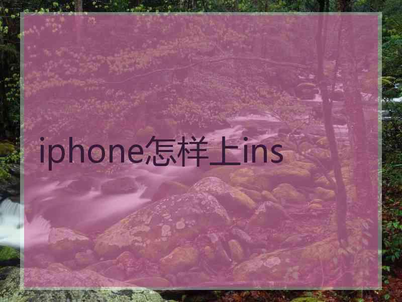 iphone怎样上ins