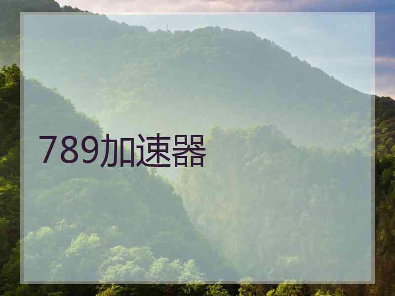 789加速器