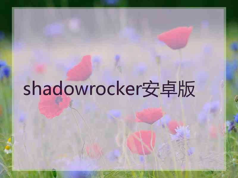 shadowrocker安卓版