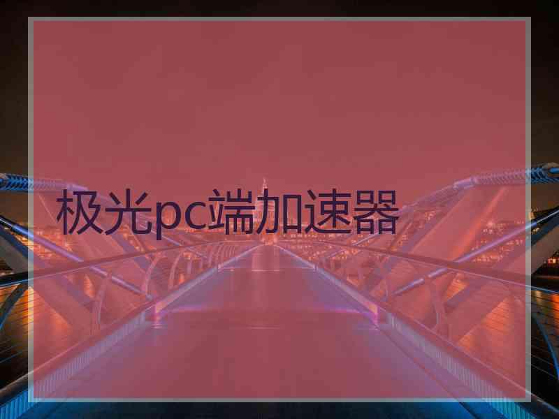 极光pc端加速器