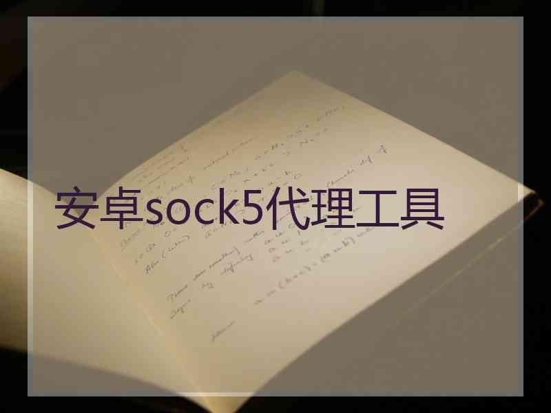 安卓sock5代理工具
