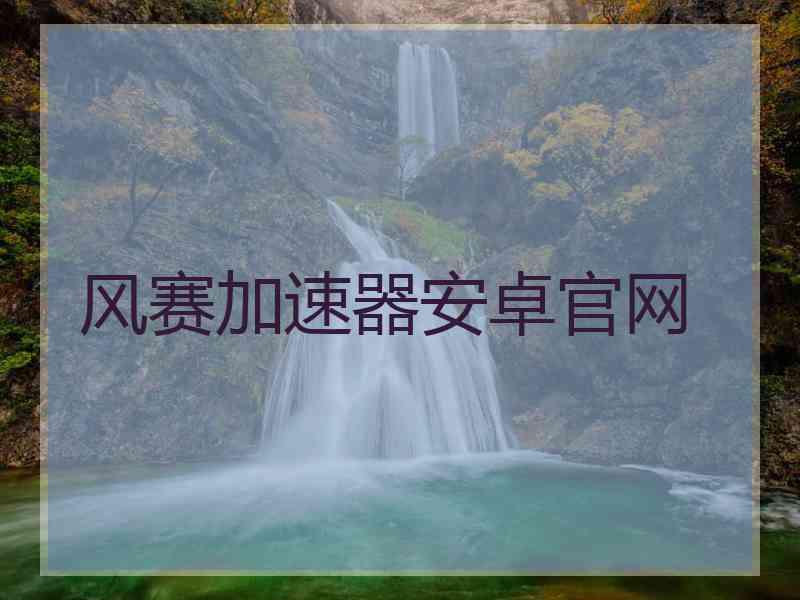 风赛加速器安卓官网