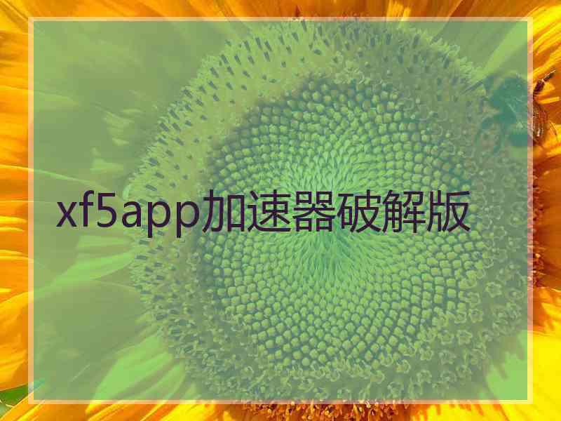 xf5app加速器破解版