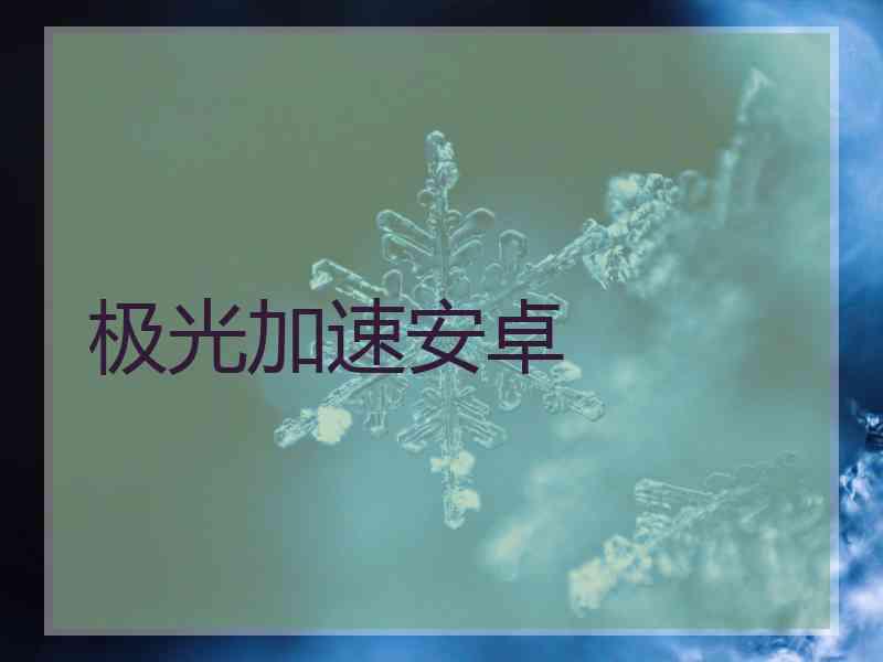 极光加速安卓