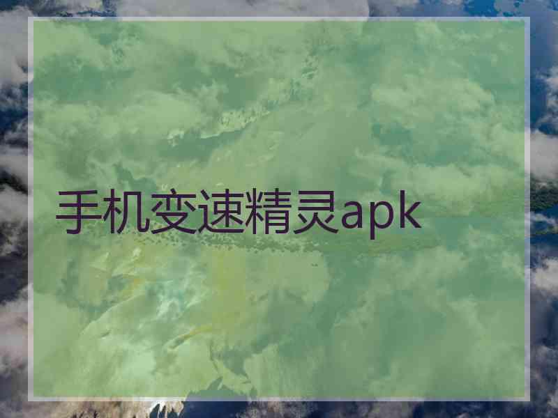 手机变速精灵apk