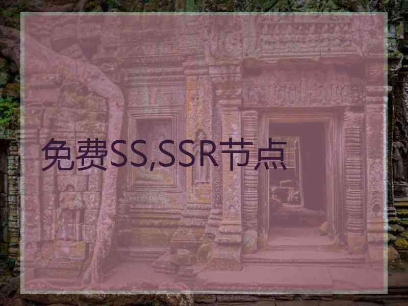 免费SS,SSR节点