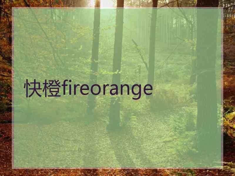 快橙fireorange