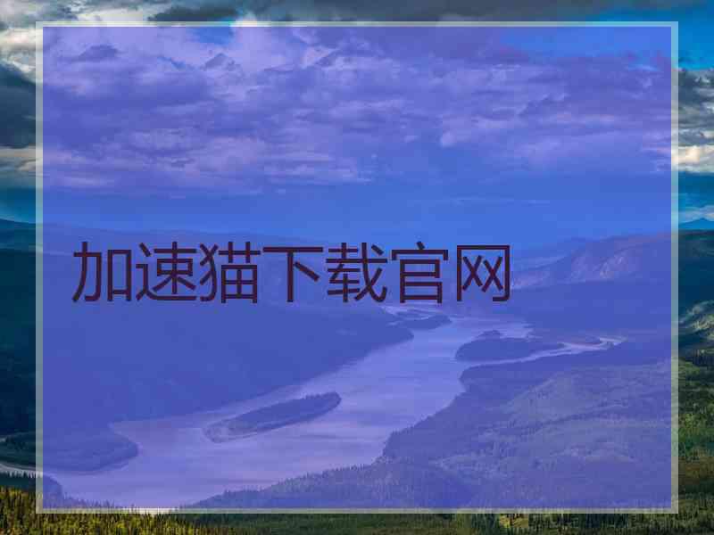 加速猫下载官网