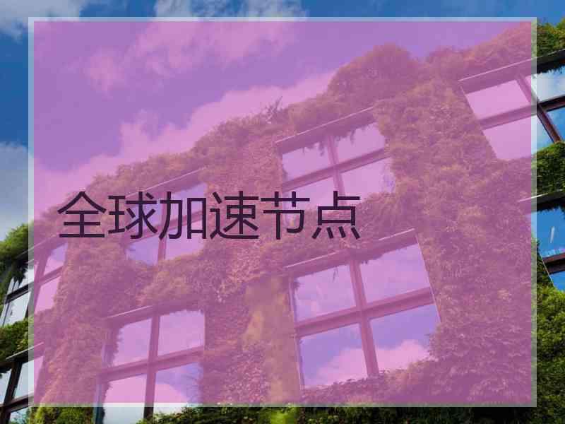 全球加速节点