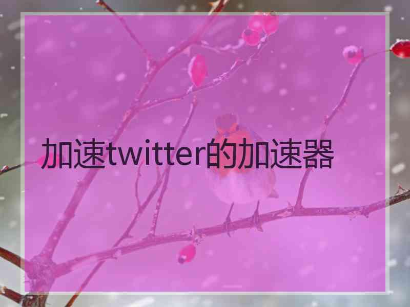加速twitter的加速器