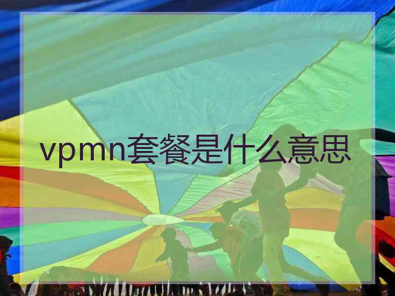 vpmn套餐是什么意思