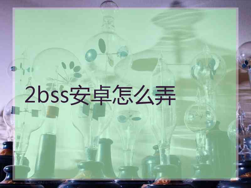 2bss安卓怎么弄