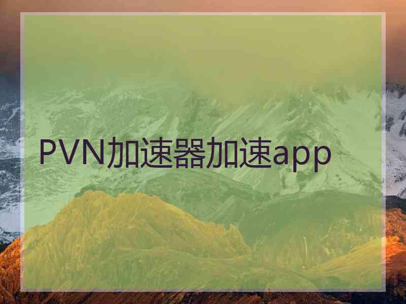 PVN加速器加速app