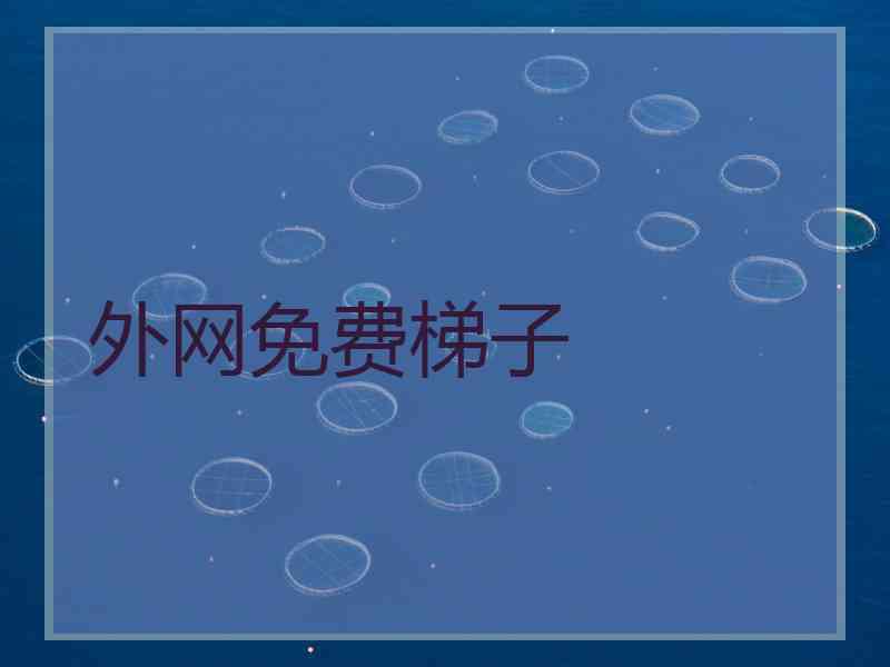 外网免费梯子