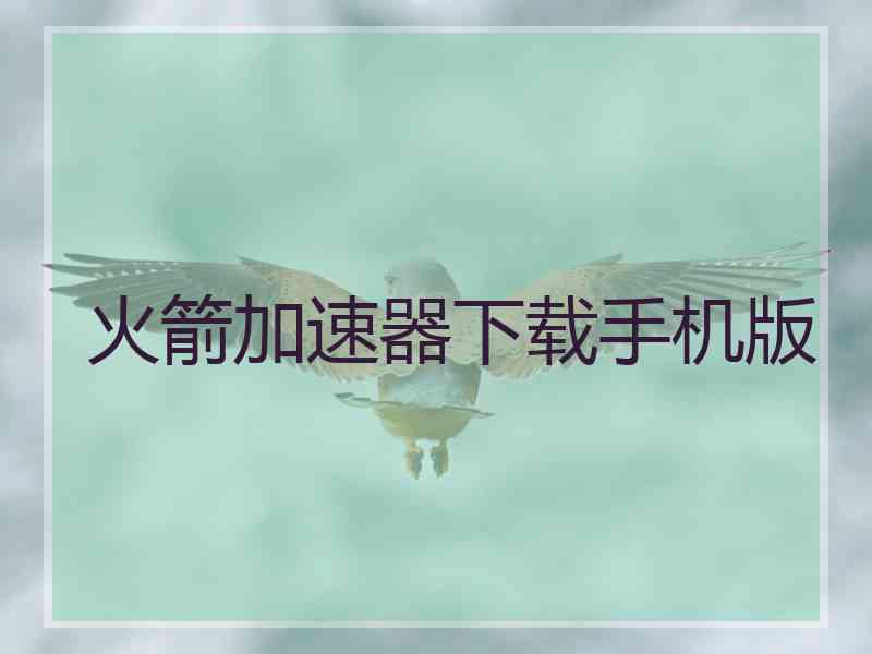 火箭加速器下载手机版
