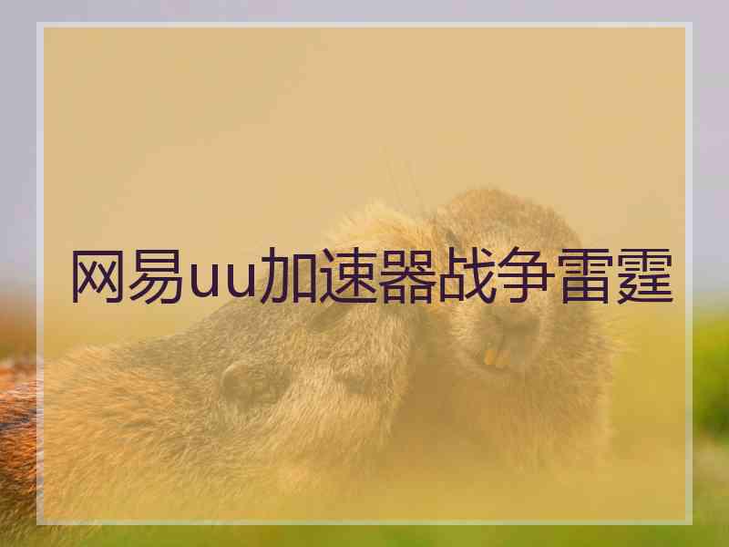 网易uu加速器战争雷霆