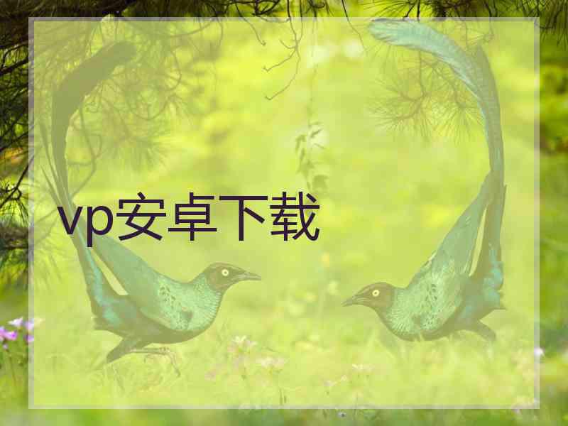 vp安卓下载
