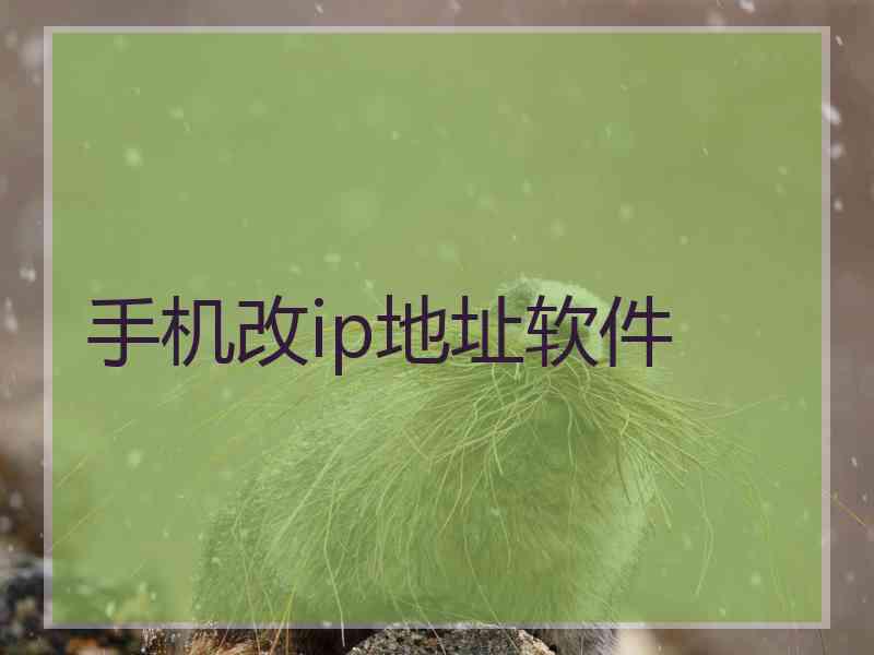 手机改ip地址软件
